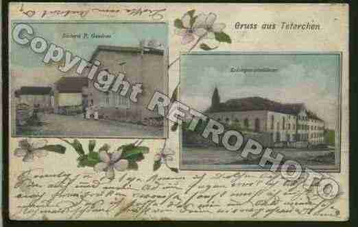 Ville de TETERCHEN Carte postale ancienne