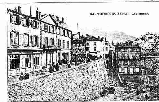 Ville de THIERS Carte postale ancienne