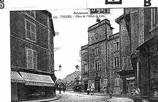 Ville de THIERS Carte postale ancienne