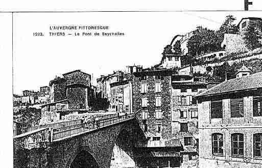 Ville de THIERS Carte postale ancienne