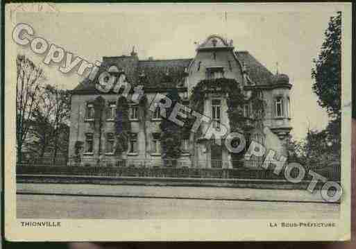 Ville de THIONVILLE Carte postale ancienne