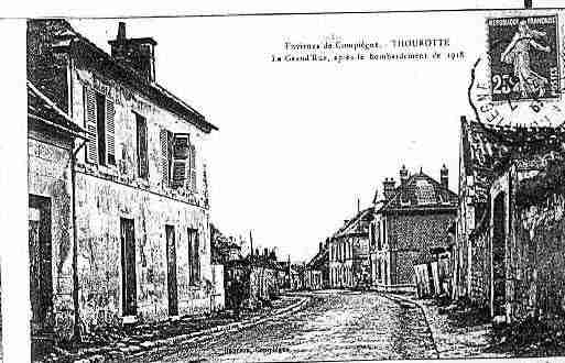 Ville de THOUROTTE Carte postale ancienne