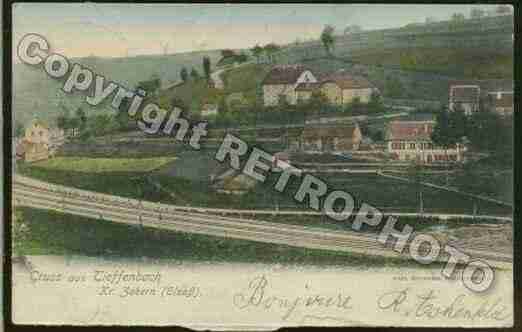 Ville de TIEFFENBACH Carte postale ancienne