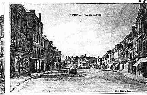 Ville de TRUN Carte postale ancienne