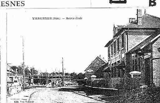 Ville de VARESNES Carte postale ancienne