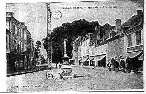 Ville de VICENBIGORRE Carte postale ancienne