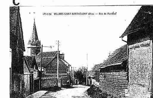 Ville de VILLERSSAINTBARTHELEMY Carte postale ancienne