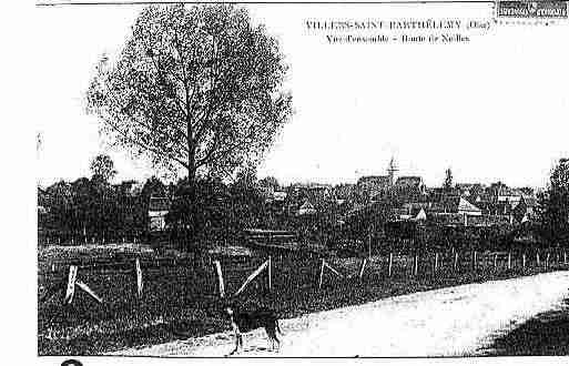 Ville de VILLERSSAINTBARTHELEMY Carte postale ancienne