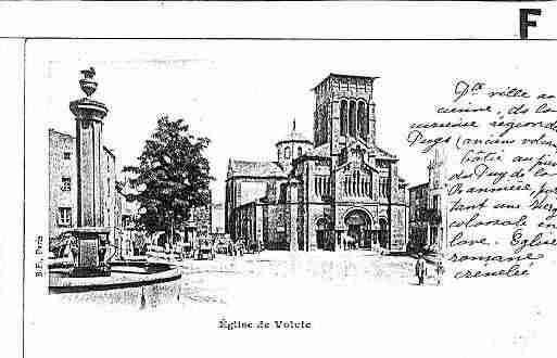 Ville de VOLVIC Carte postale ancienne