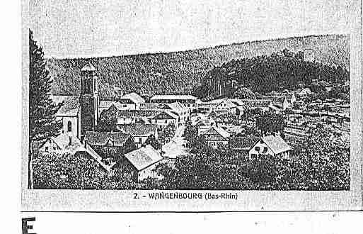 Ville de WANGENBOURGENGENTHAL Carte postale ancienne