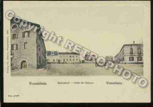 Ville de WASSELONNE Carte postale ancienne