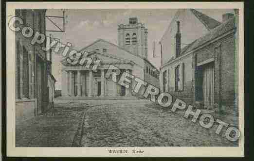 Ville de WAVRIN Carte postale ancienne