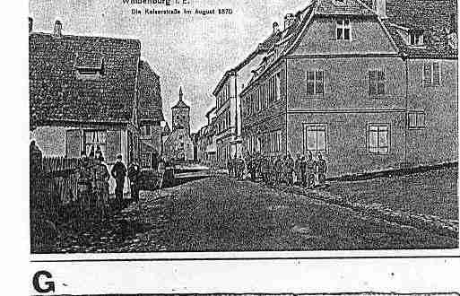 Ville de WISSEMBOURG Carte postale ancienne