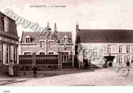 Ville de ZEGGERSCAPPEL Carte postale ancienne