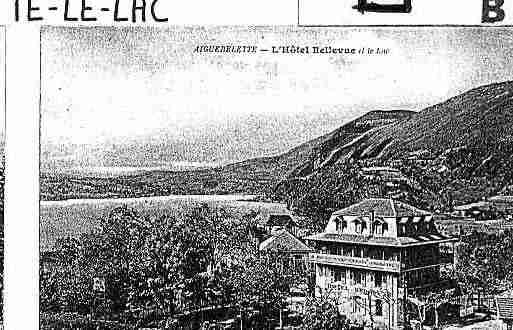 Ville de AIGUEBELETTELELAC Carte postale ancienne