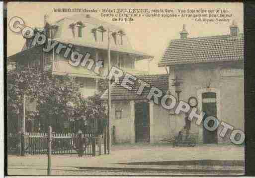 Ville de AIGUEBELETTELELAC Carte postale ancienne