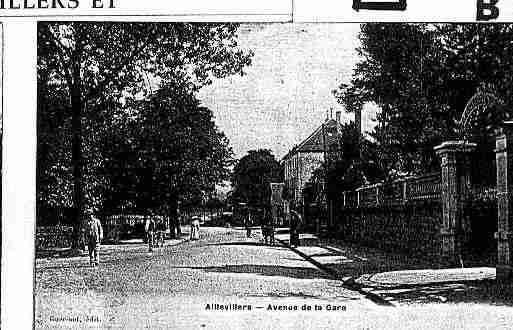 Ville de AILLEVILLERSETLYAUMONT Carte postale ancienne