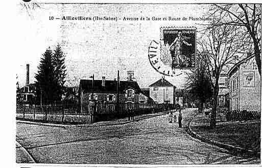 Ville de AILLEVILLERSETLYAUMONT Carte postale ancienne