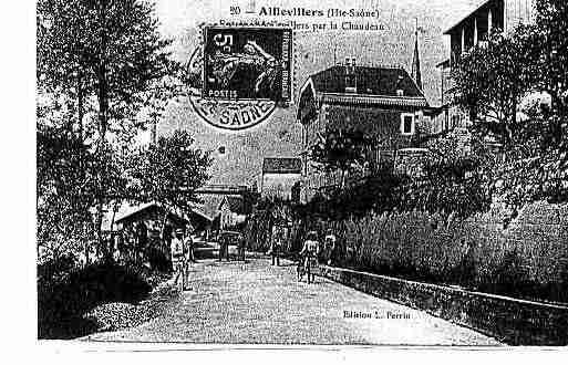 Ville de AILLEVILLERSETLYAUMONT Carte postale ancienne