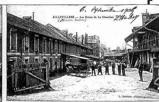 Ville de AILLEVILLERSETLYAUMONT Carte postale ancienne