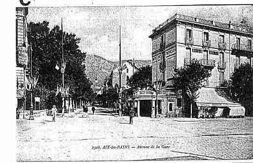 Ville de AIXLESBAINS Carte postale ancienne