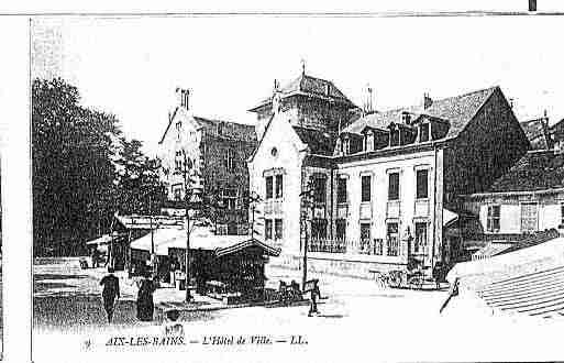 Ville de AIXLESBAINS Carte postale ancienne