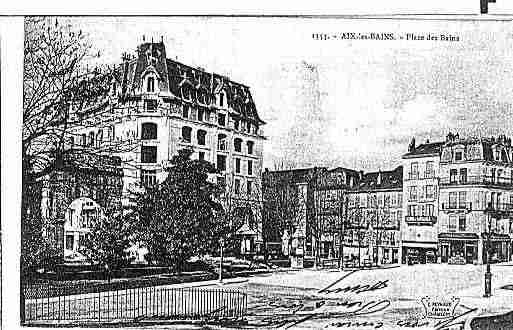 Ville de AIXLESBAINS Carte postale ancienne