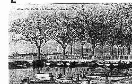 Ville de AIXLESBAINS Carte postale ancienne