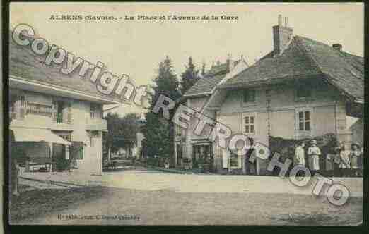 Ville de ALBENS Carte postale ancienne