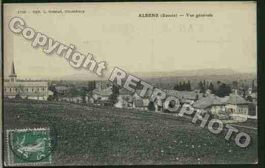 Ville de ALBENS Carte postale ancienne