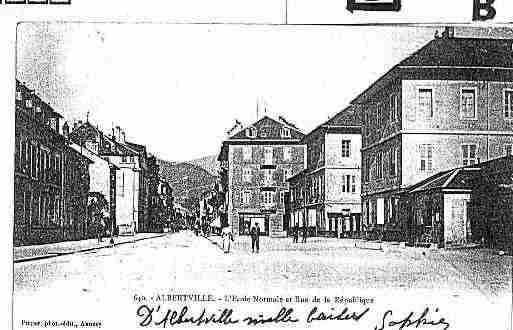 Ville de ALBERTVILLE Carte postale ancienne