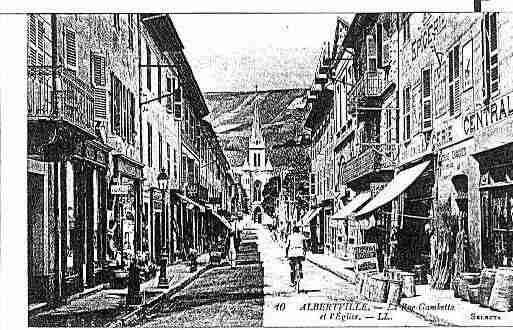 Ville de ALBERTVILLE Carte postale ancienne