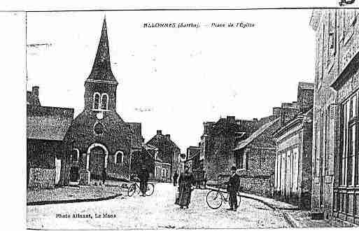 Ville de ALLONNES Carte postale ancienne