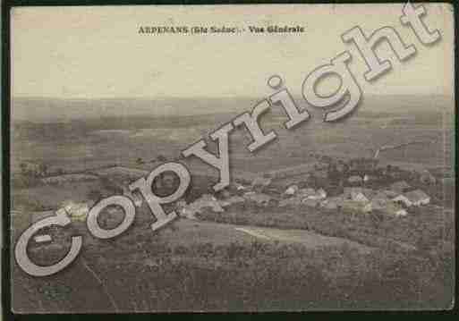 Ville de ARPENANS Carte postale ancienne