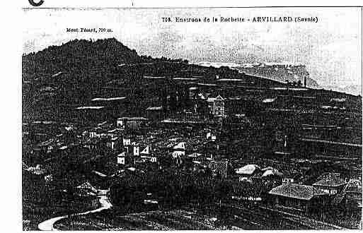 Ville de ARVILLARD Carte postale ancienne