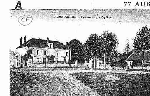 Ville de AUBEPIERRE Carte postale ancienne