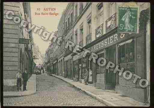 Ville de AUTUN Carte postale ancienne