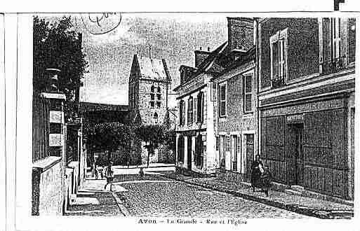 Ville de AVON Carte postale ancienne