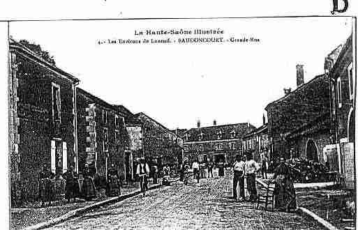 Ville de BAUDONCOURT Carte postale ancienne