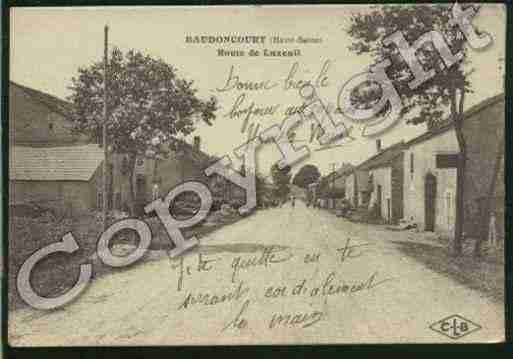 Ville de BAUDONCOURT Carte postale ancienne