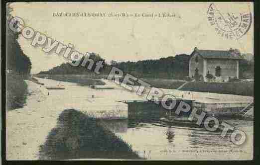 Ville de BAZOCHESLESBRAY Carte postale ancienne