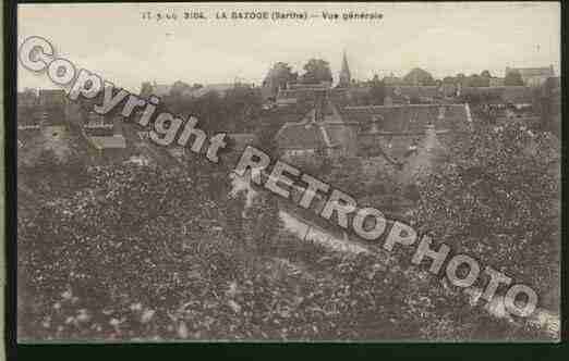 Ville de BAZOGE(LA) Carte postale ancienne