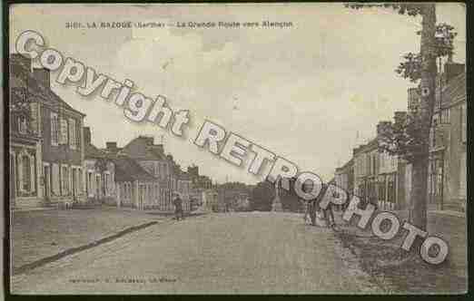 Ville de BAZOGE(LA) Carte postale ancienne