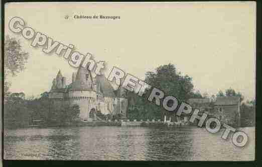 Ville de BAZOUGESSURLELOIR Carte postale ancienne