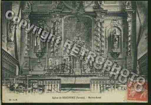 Ville de BEAUFORTSURDORON Carte postale ancienne