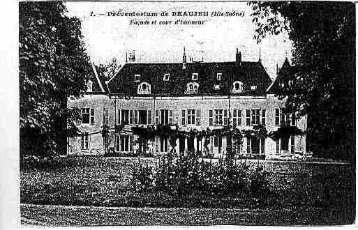 Ville de BEAUJEUSAINTVALLIERPIERREJUXETQUITTEUR Carte postale ancienne