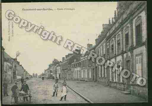 Ville de BEAUMONTSURSARTHE Carte postale ancienne