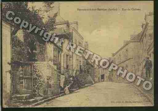 Ville de BEAUMONTSURSARTHE Carte postale ancienne