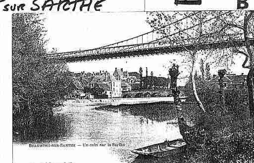 Ville de BEAUMONTSURSARTHE Carte postale ancienne