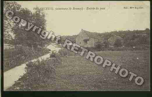 Ville de BESANCEUIL Carte postale ancienne